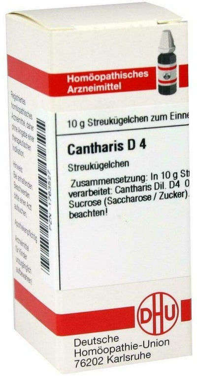 Dhu Cantharis D4 10 G Globuli