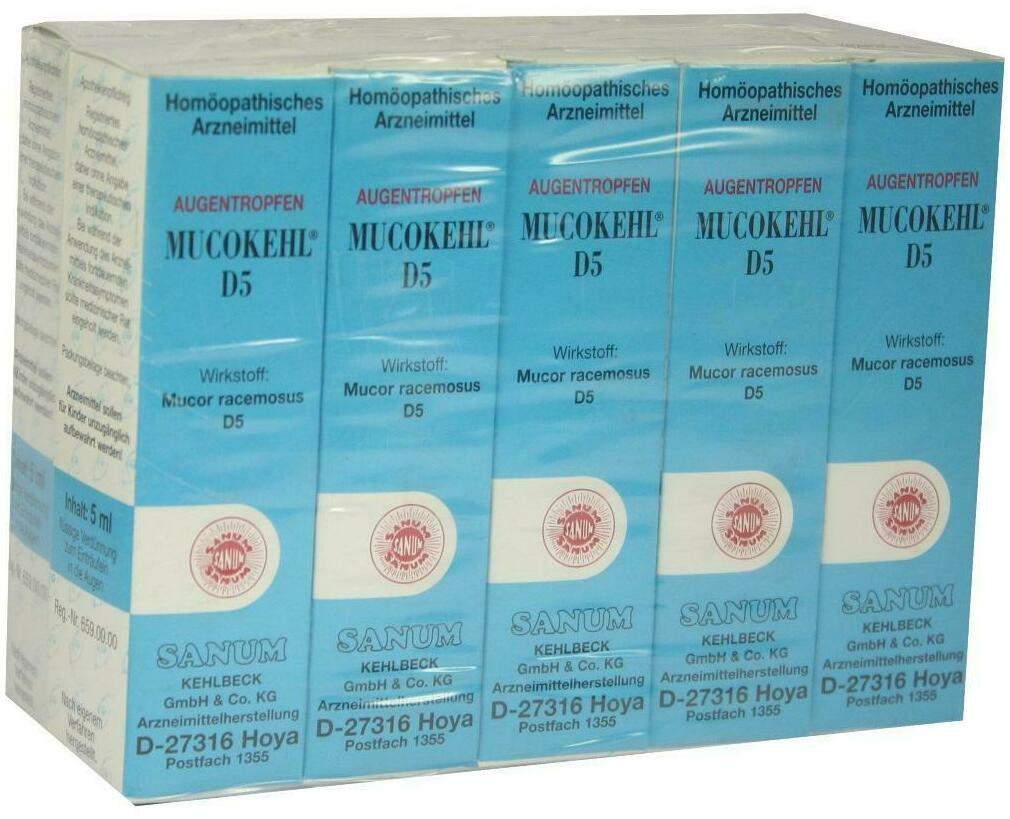 Mucokehl D 5 10 X 5 ml Augentropfen