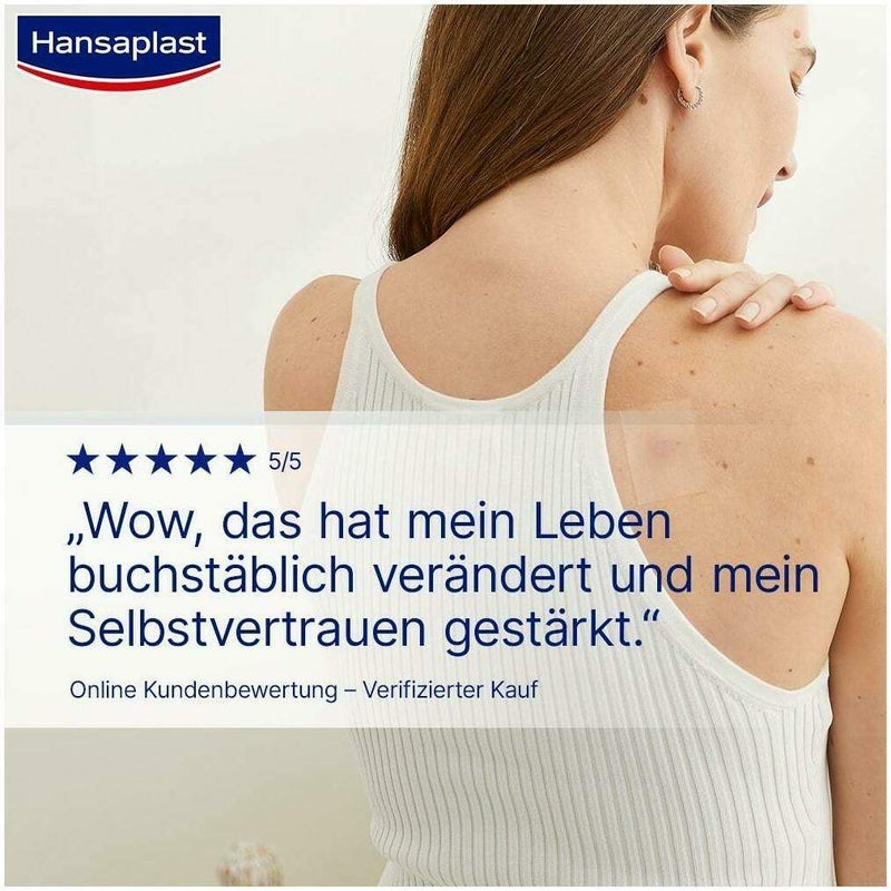 Hansaplast Pflaster Narben Reduktion 3,8 cm X 6,8 cm 21 Stück