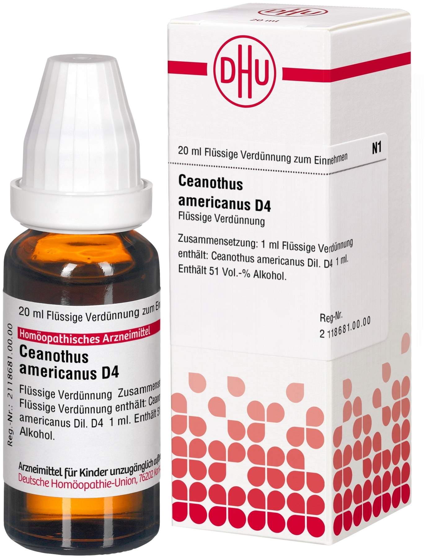 Dhu Ceanothus Americanus D4 50 ml Dilution