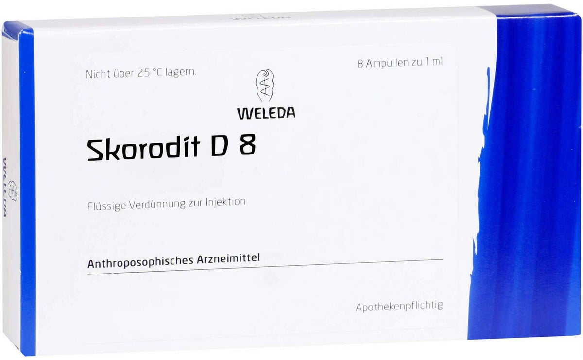 Weleda Skorodit D8 8 X 1 ml Ampullen