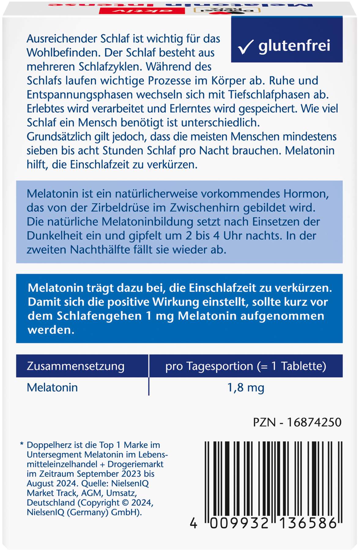 Doppelherz Aktiv Melatonin 40 Tabletten