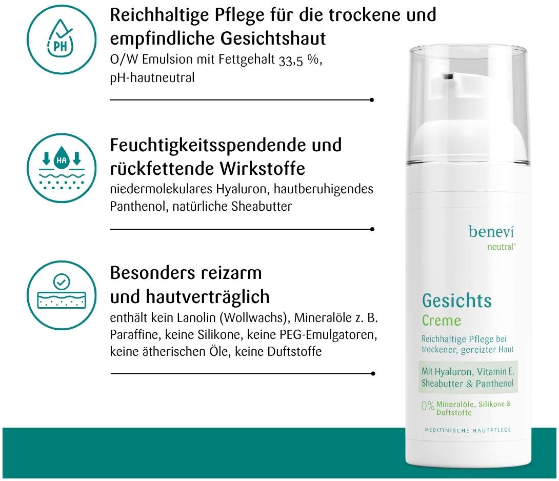 Benevi Neutral Gesichtscreme 50 ml