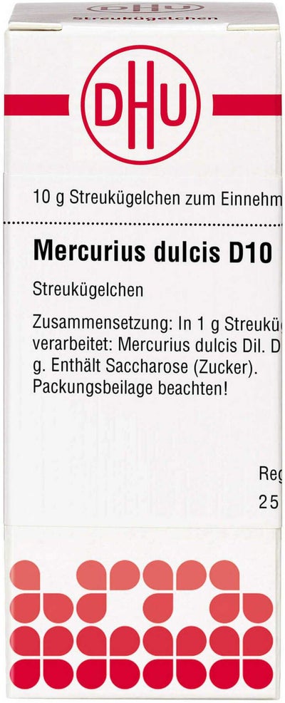 Dhu Mercurius Dulcis D10 Globuli 10 G