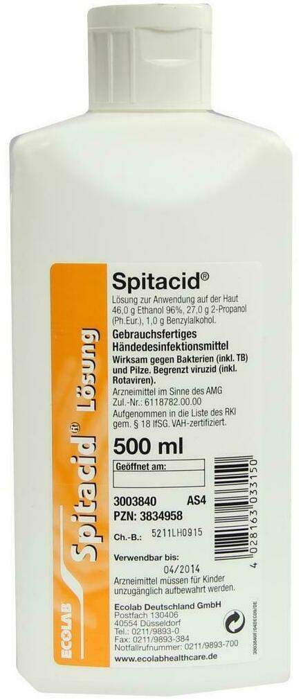Spitacid Lösung 500 ml Lösung