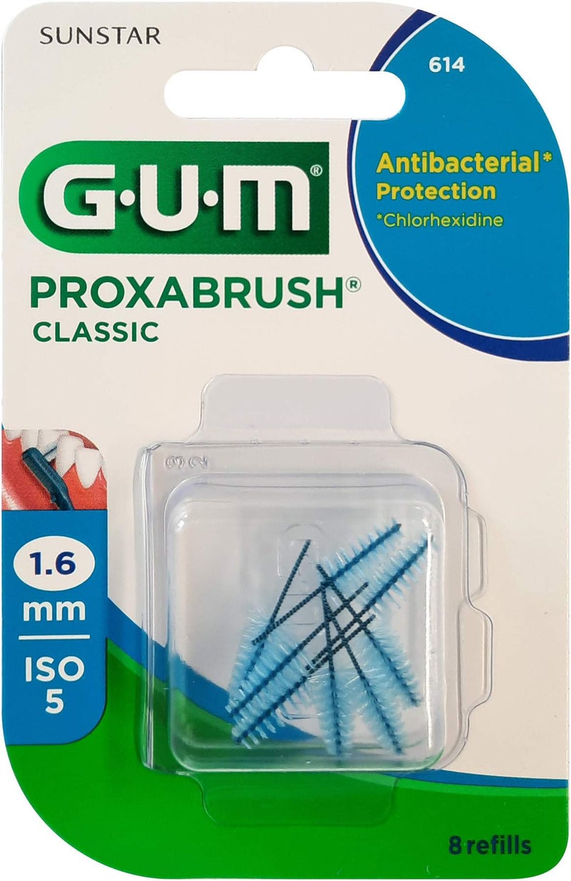 Gum Proxabrush Classic Ersatzbürsten 1,6 mm 8 Stück