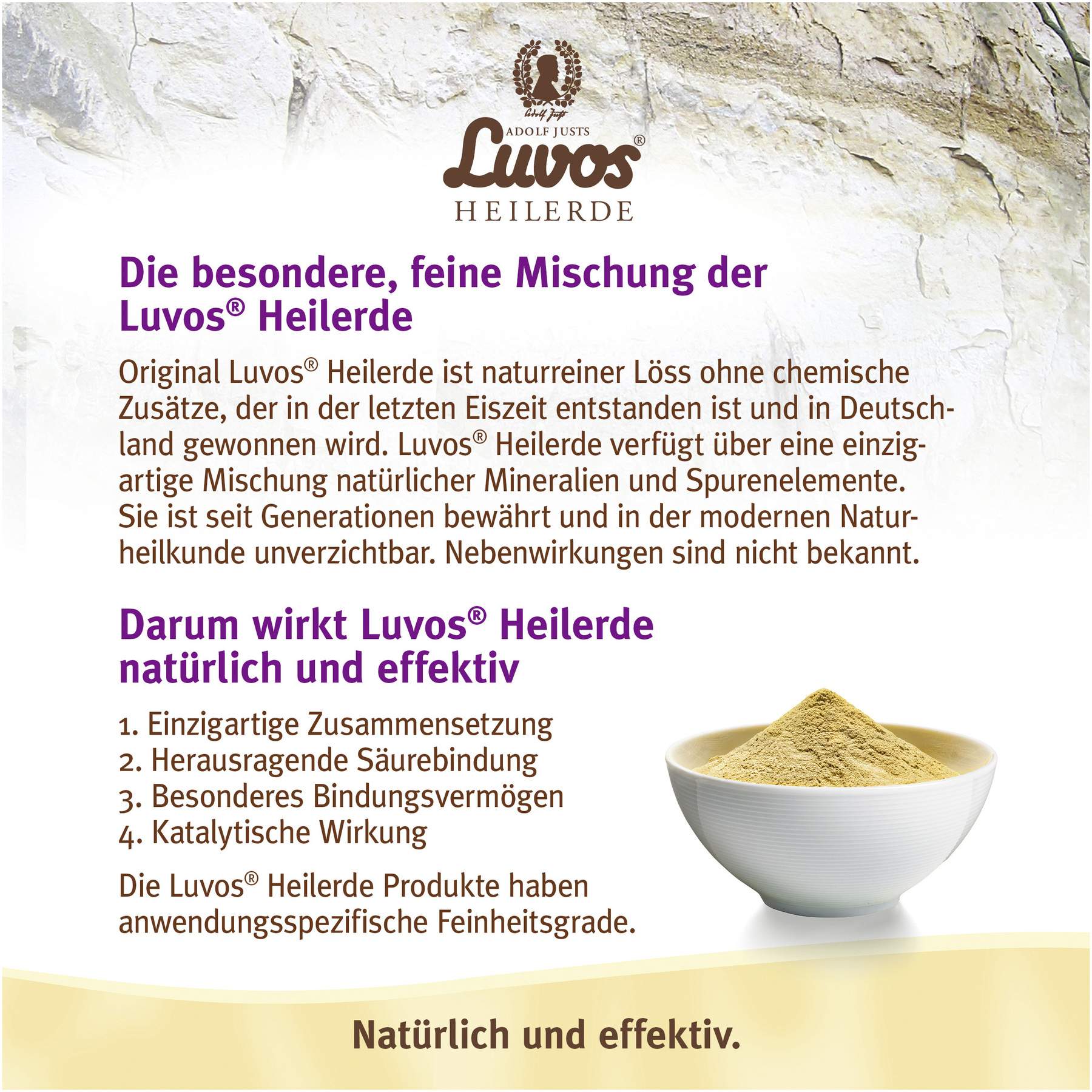 Luvos Heilerde Mikrofein Pulver zum Einnehmen 750 G