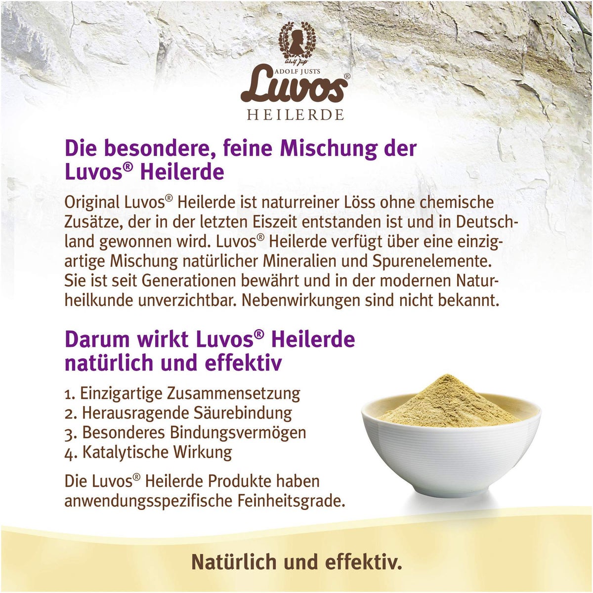 Luvos Heilerde Mikrofein Pulver zum Einnehmen 750 G