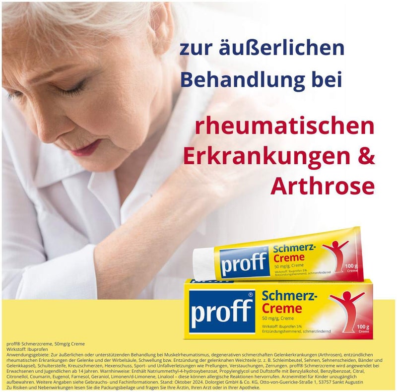 Proff Schmerzcreme 5% 100 g