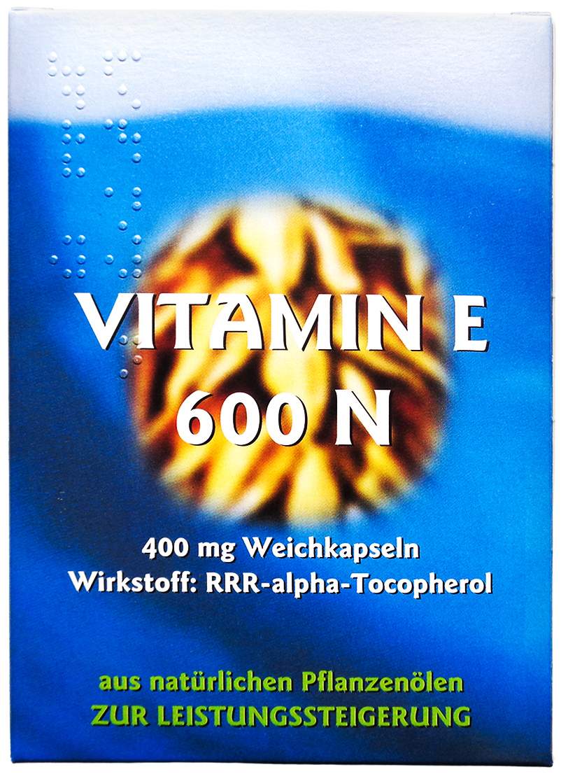 Vitamin E 600 N Weichkapseln 100 Stück