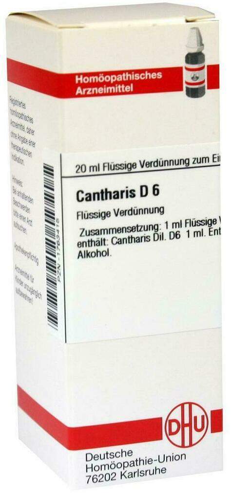 Dhu Cantharis D6 20 ml Dilution