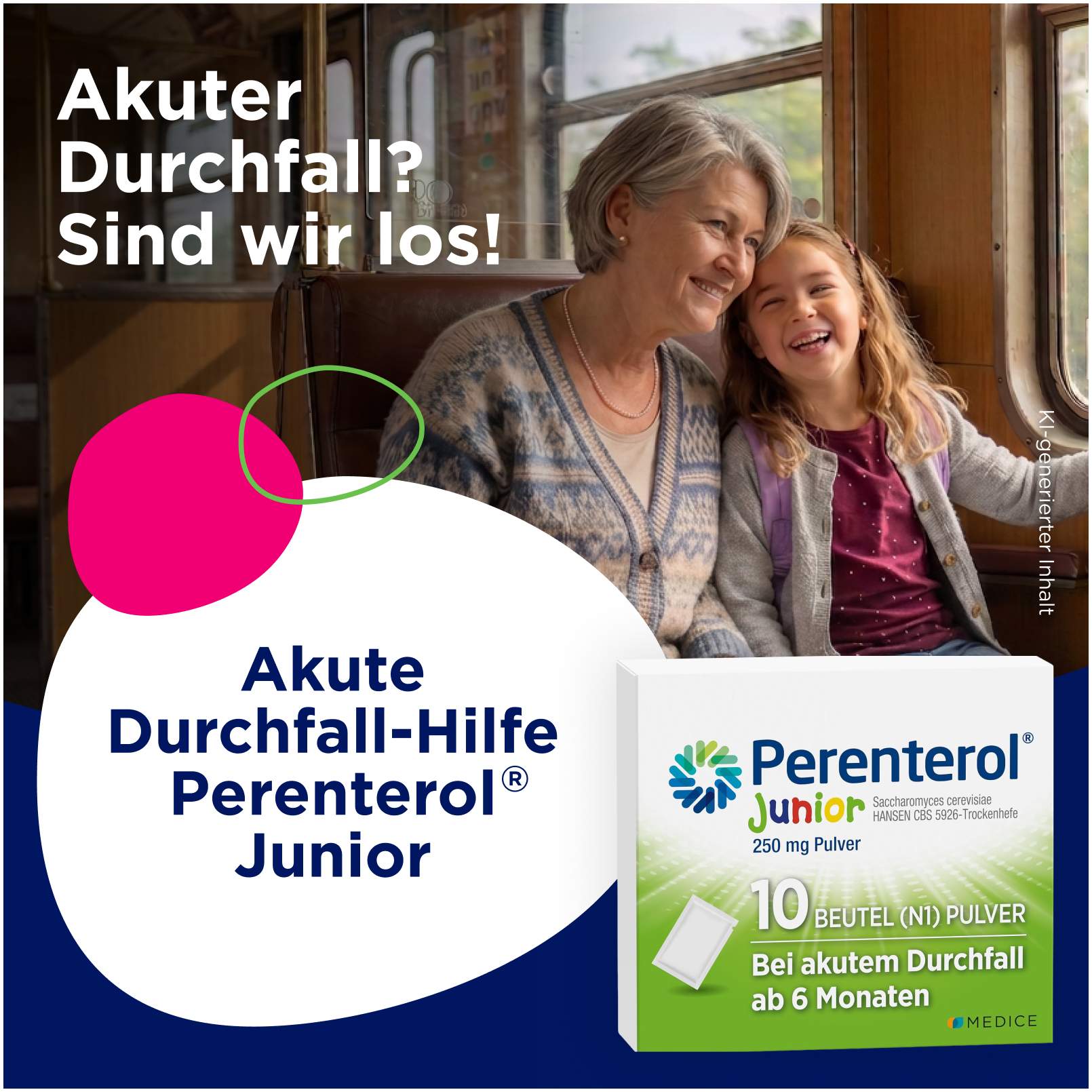 Perenterol junior 250 mg Pulver 10 Beutel