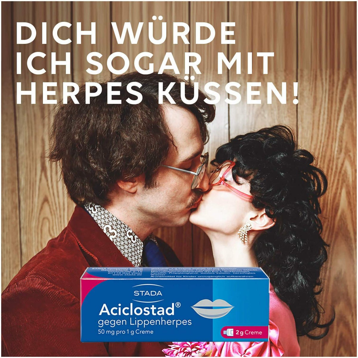Aciclostad gegen Lippenherpes 2 g Creme