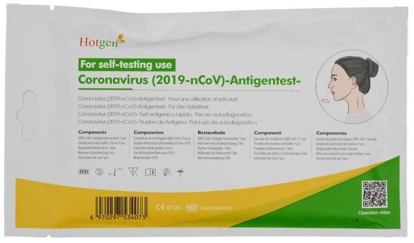 Hotgen Coronavirus Antigentest zur Laienanwendung 1 Stück