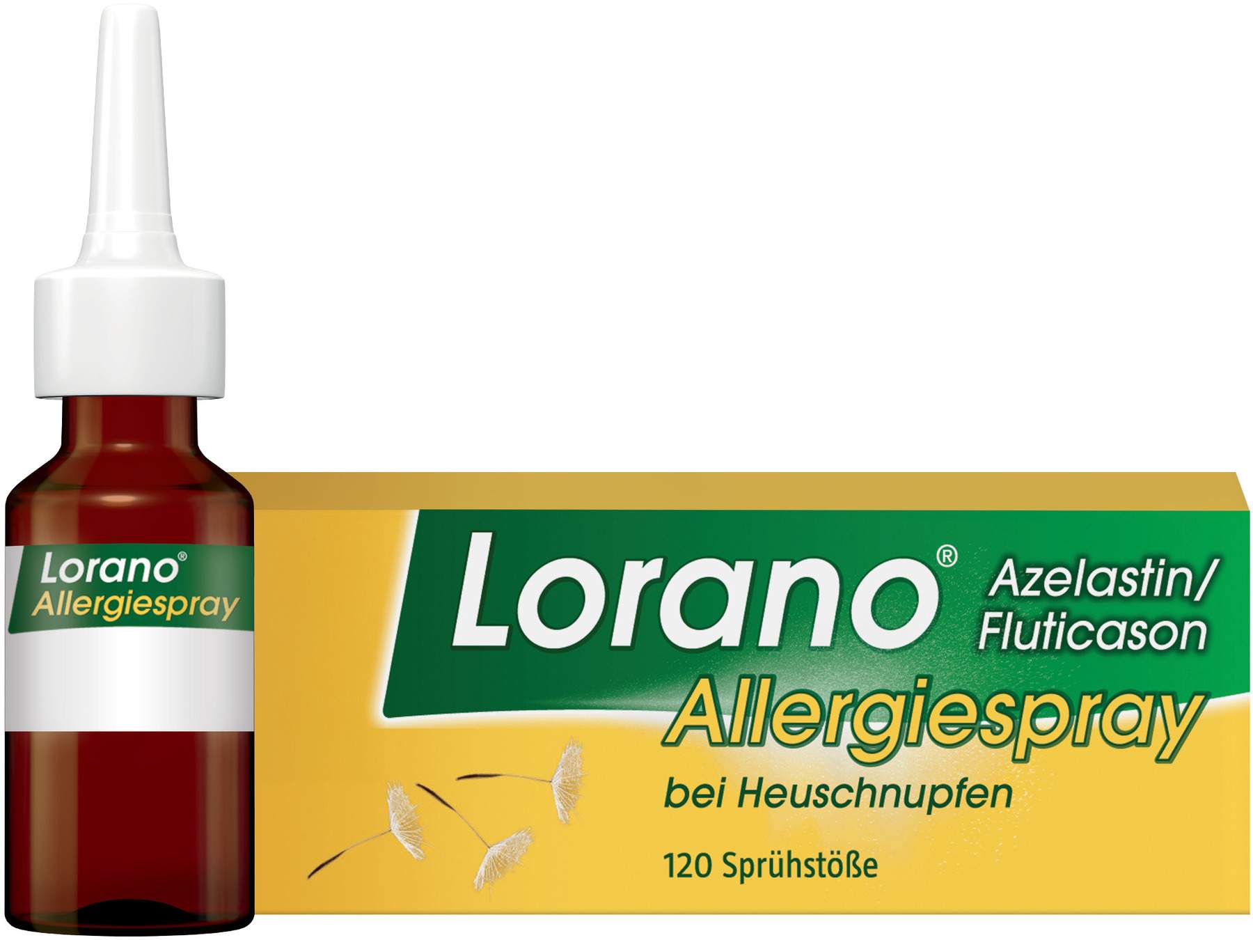 Lorano Azelastin-Fluticason Allergiespray bei Heuschnupfen 23 g