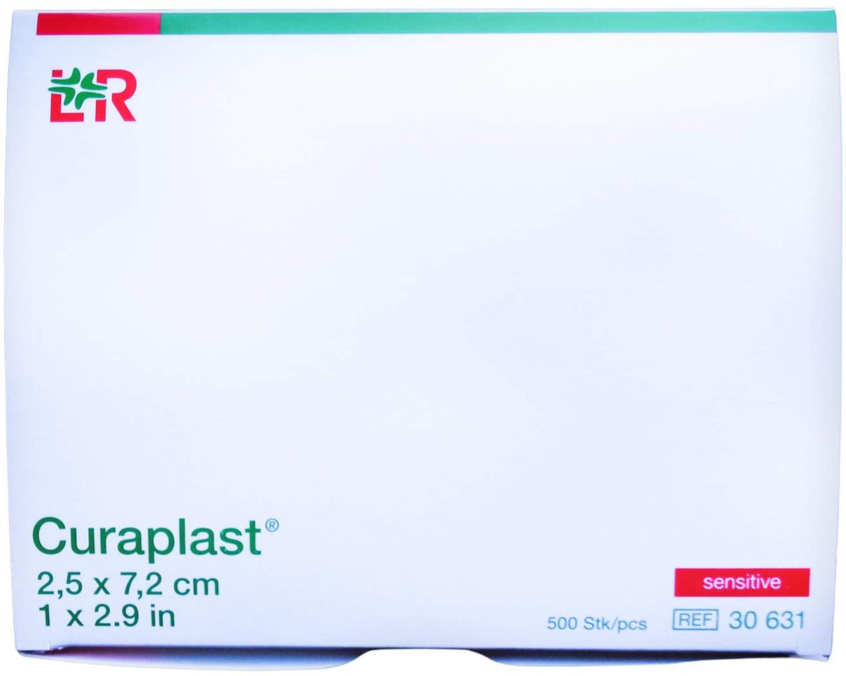 Curaplast Strips Sensitiv 2,5 X 7,2 cm  500 Pflaster