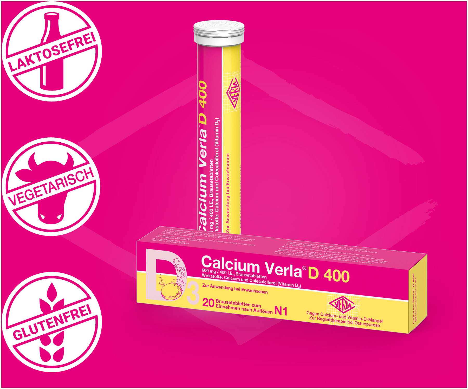 Calcium Verla  D 400 120 Brausetabletten