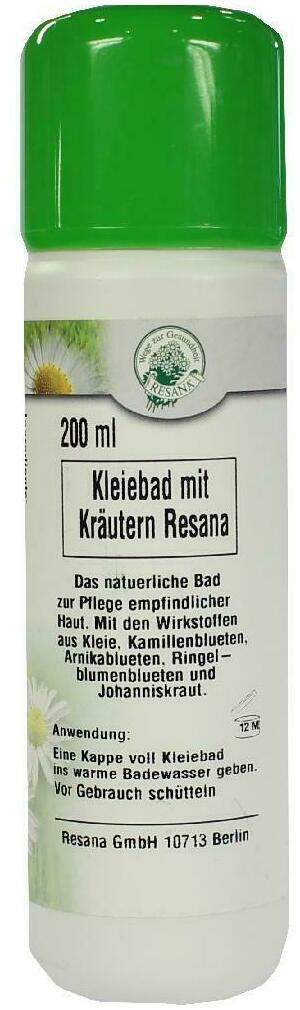Kleie Bad Mit Kräutern
