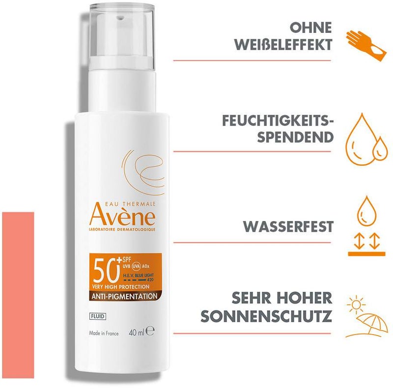 Avene Anti-Pigmentation getöntes Fluid SPF 40 ml