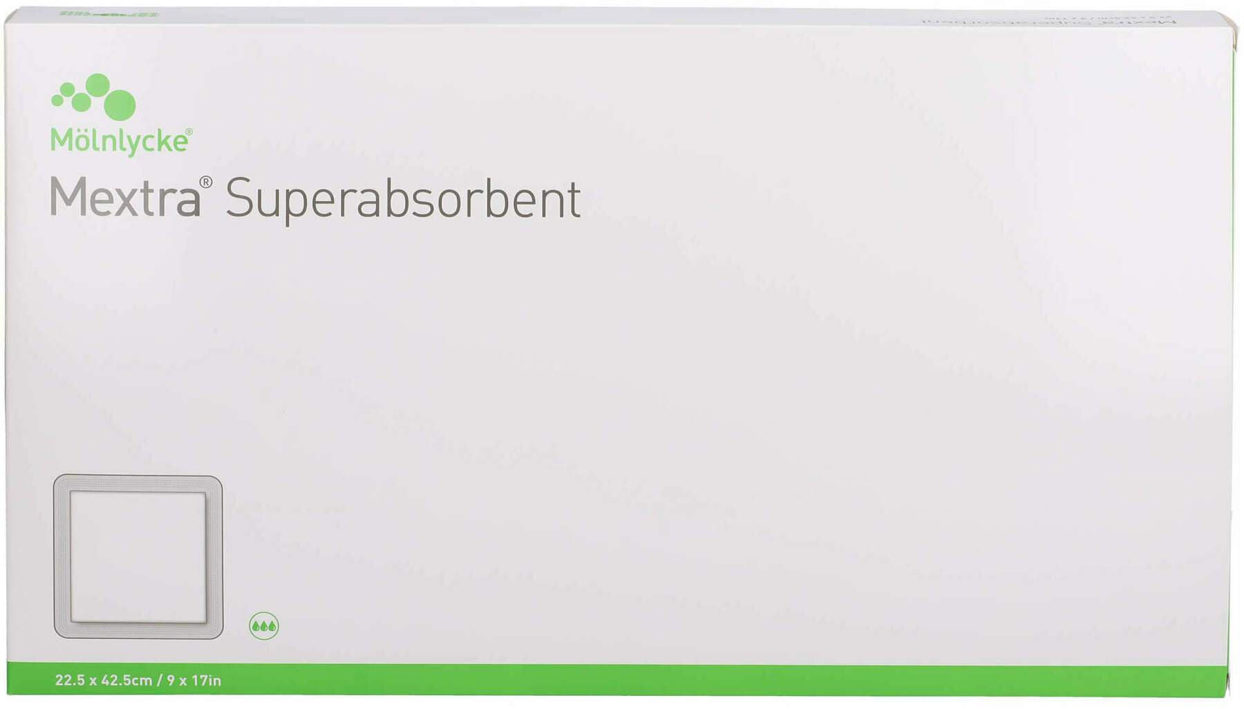 Mextra Superabsorbent Verband 22,5x42,5 cm