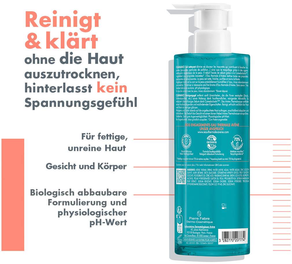 Avene Cleanance 400 ml Reinigungsgel