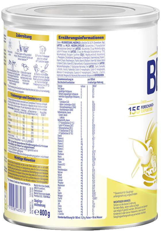 Nestle Beba Expert Ha Pre Trinkfertig 8 X 200 ml