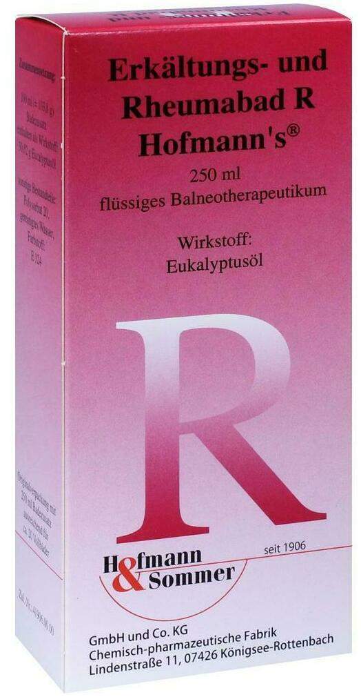 Erkältungs- und Rheumabad R Hofmann s 250 ml Bad