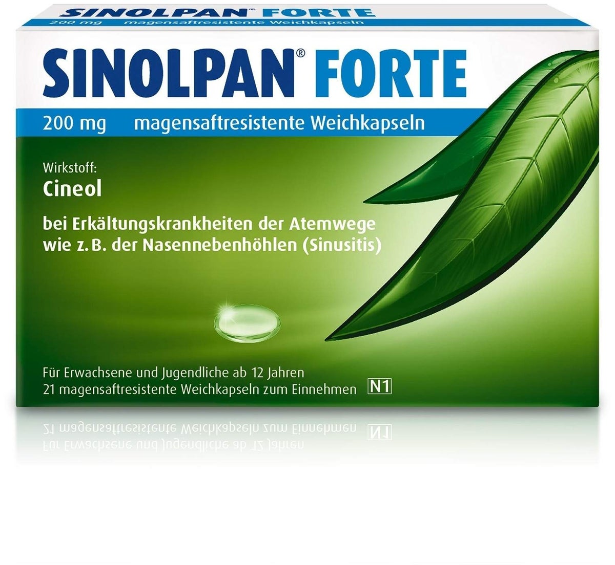Sinolpan forte 200 mg 21 magensaftresistente Weichkapseln