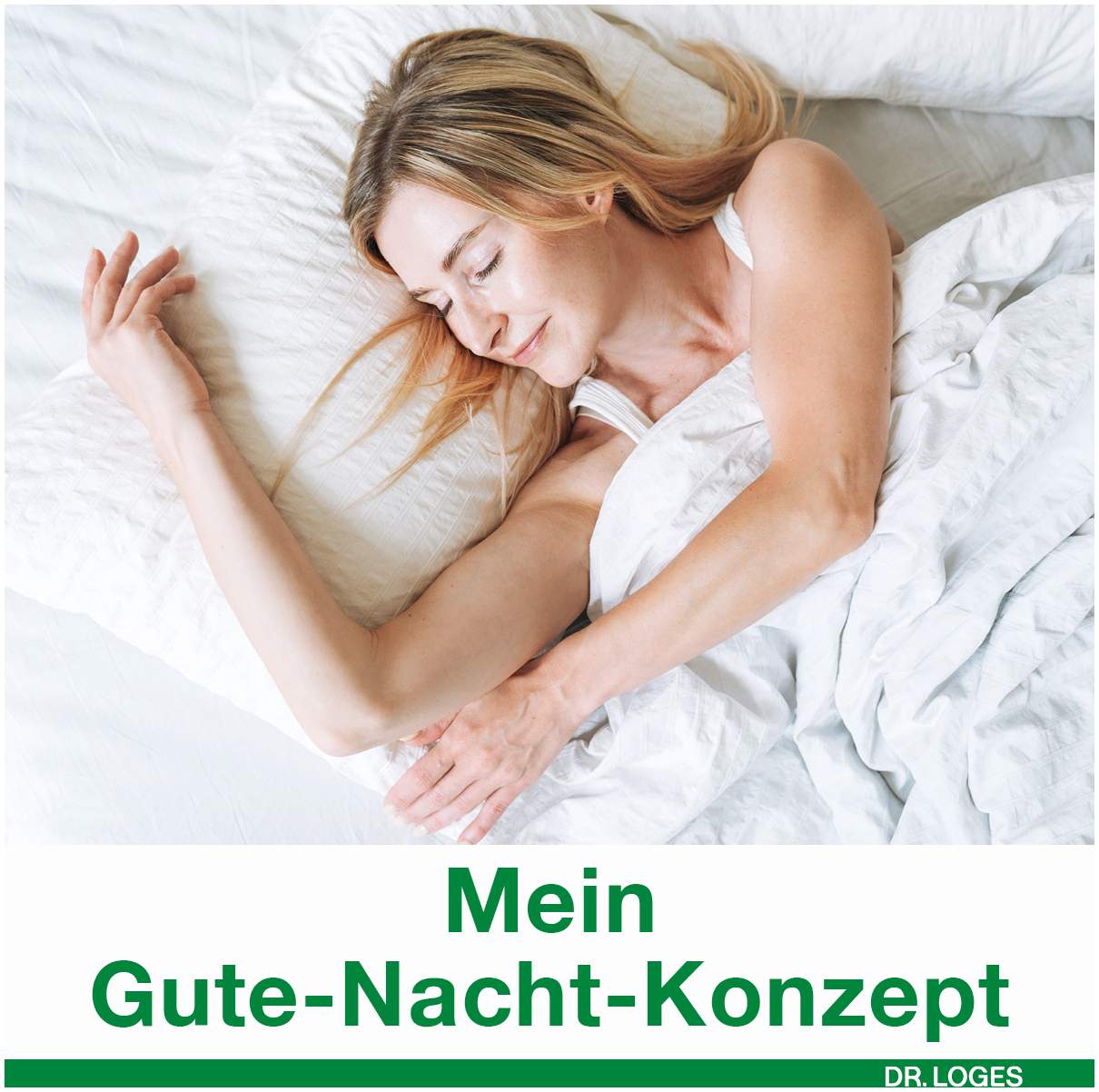 Magnesium-Loges Gute Nacht mit Melatonin 60 Kapseln