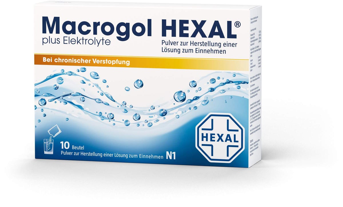 Macrogol Hexal Plus Elektrolyte 10 Beutel