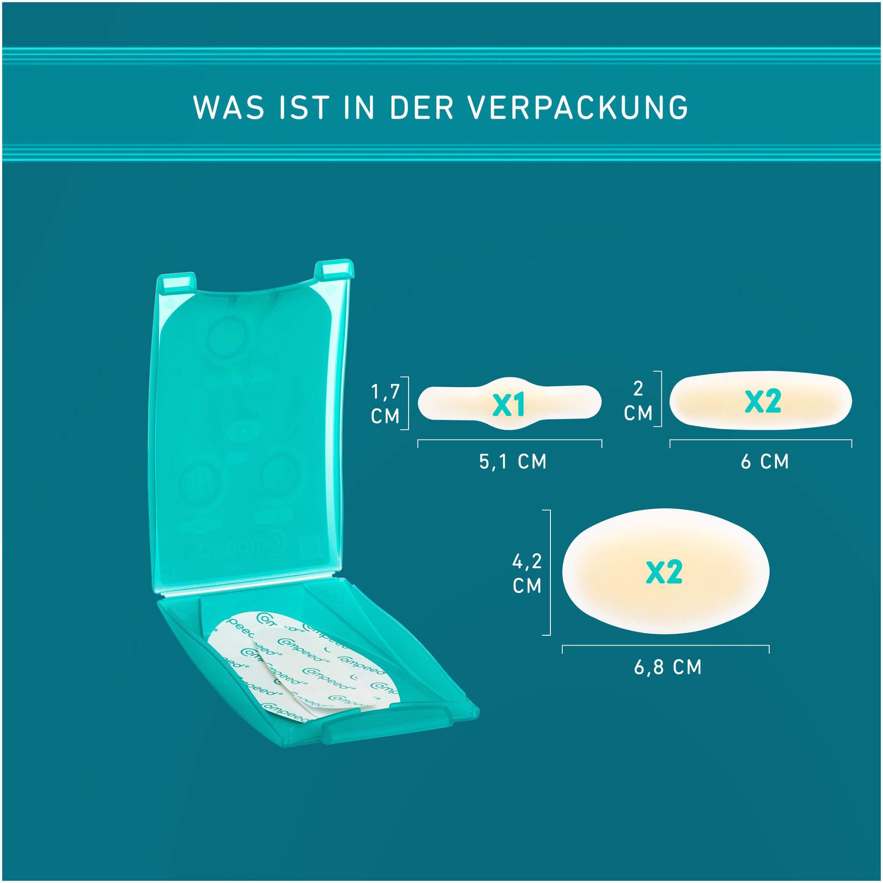Compeed Blasenpflaster Mixpack 5 Pflaster