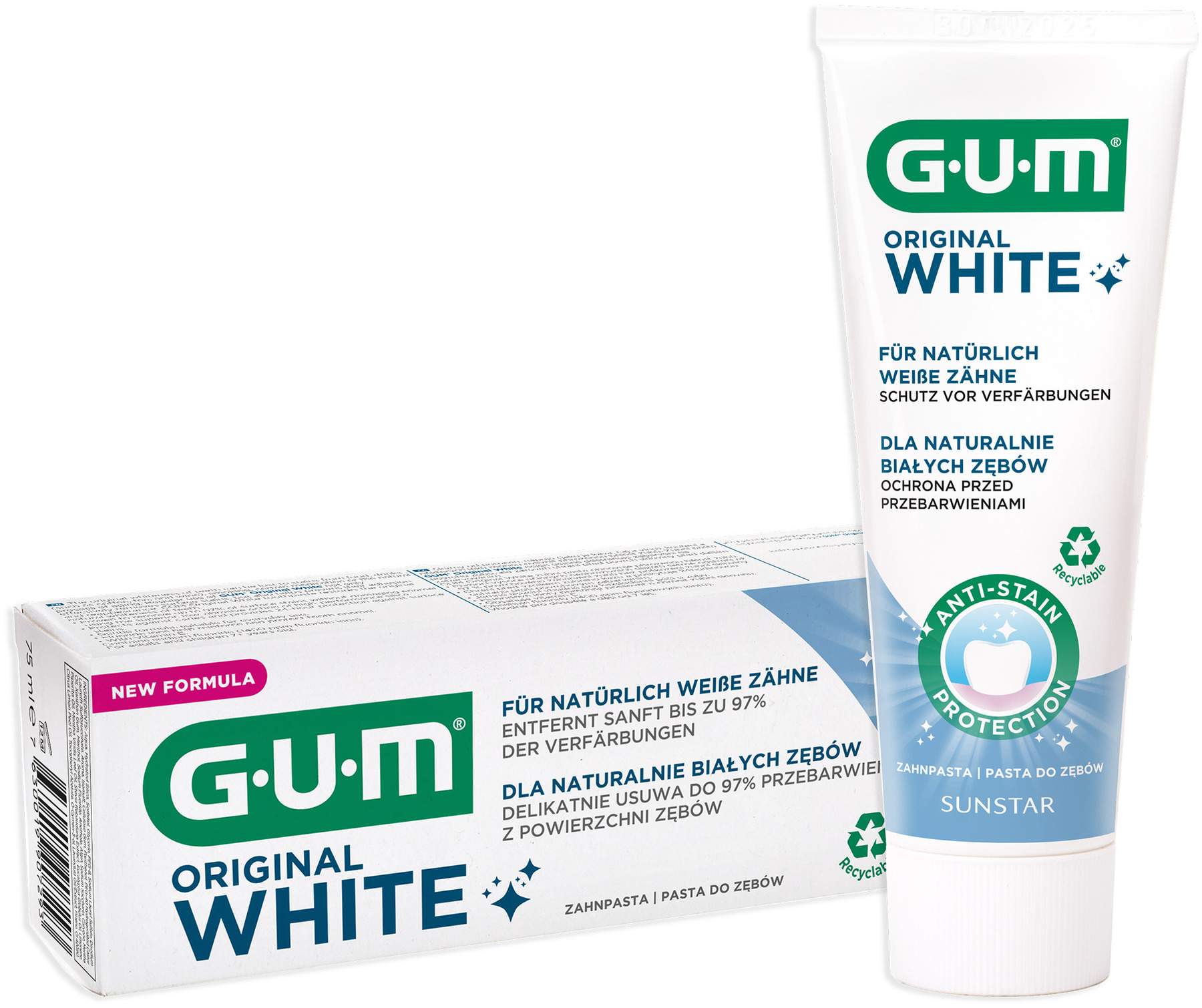 Gum Original White Zahnpasta 75 ml