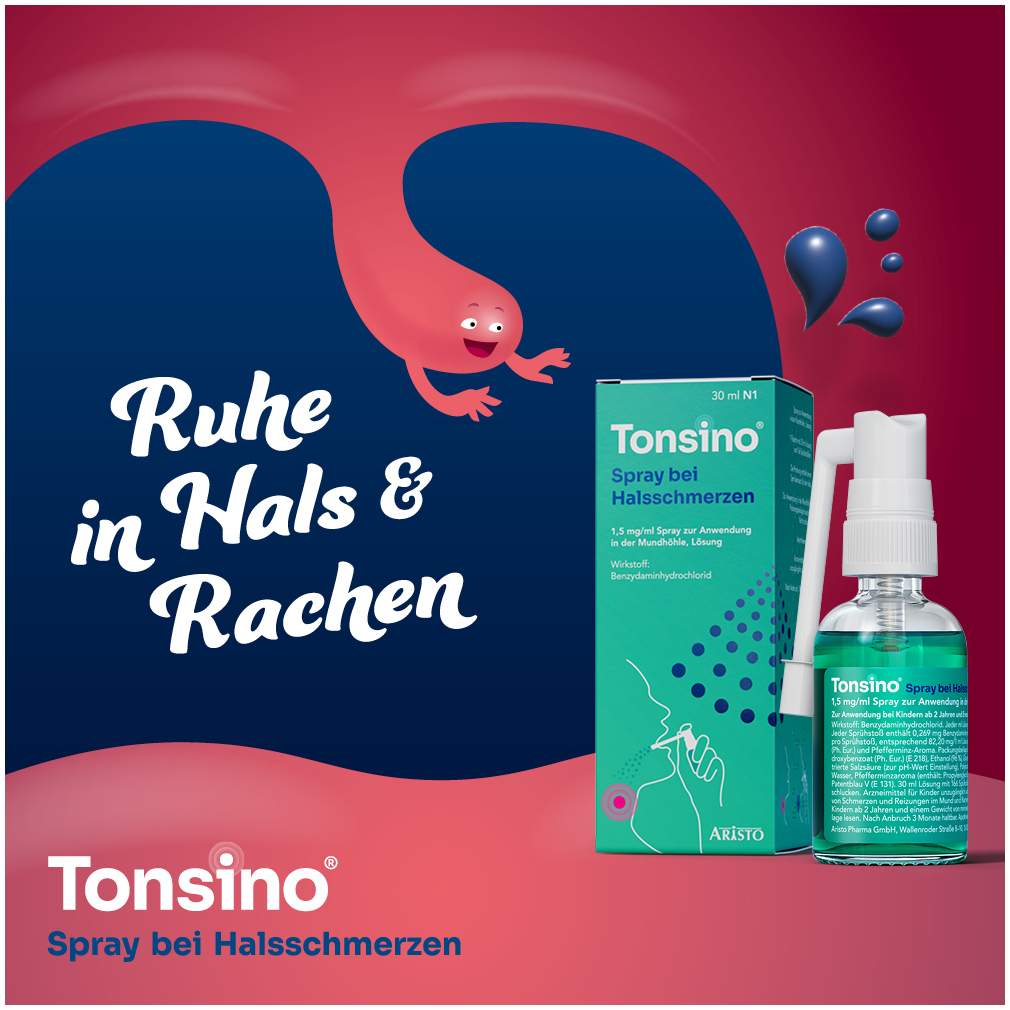 Tonsino Spray bei Halsschmerzen 30 ml
