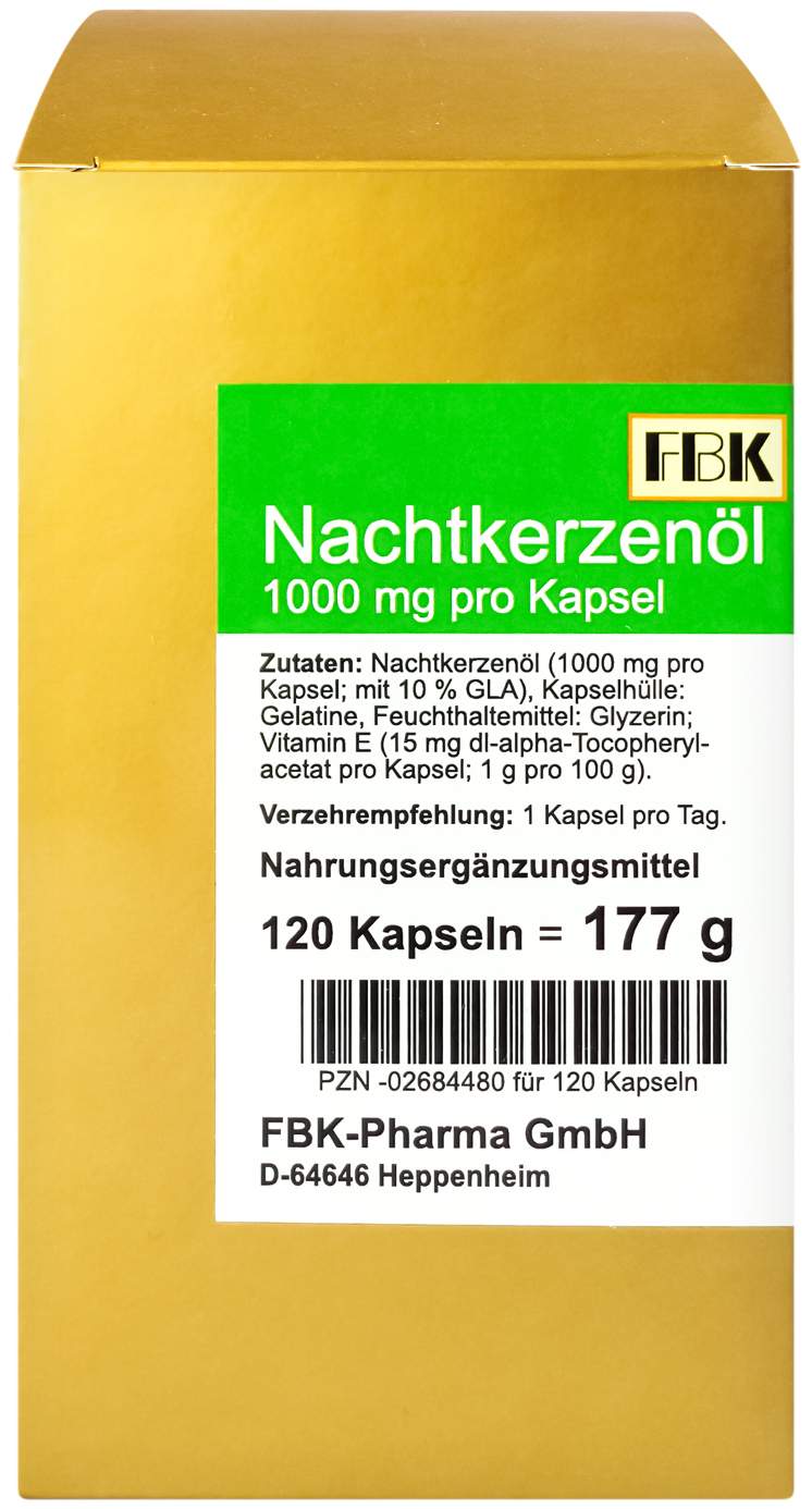 Nachtkerzenöl 1000 Kapseln
