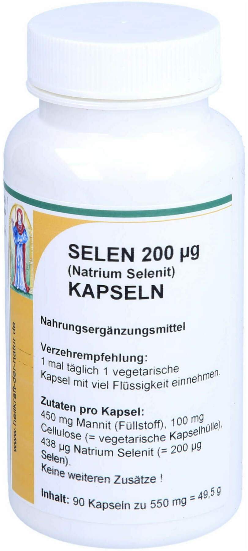 Selen 200   63 G Natriumselenit 90 Kapseln