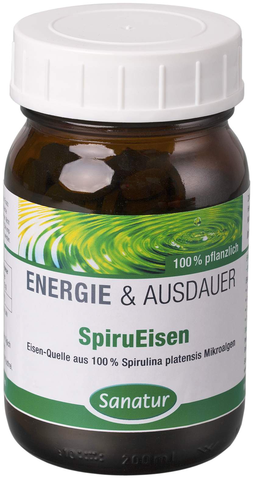 Eisen Spirulina Hefefrei 400 mg 100 Tabletten