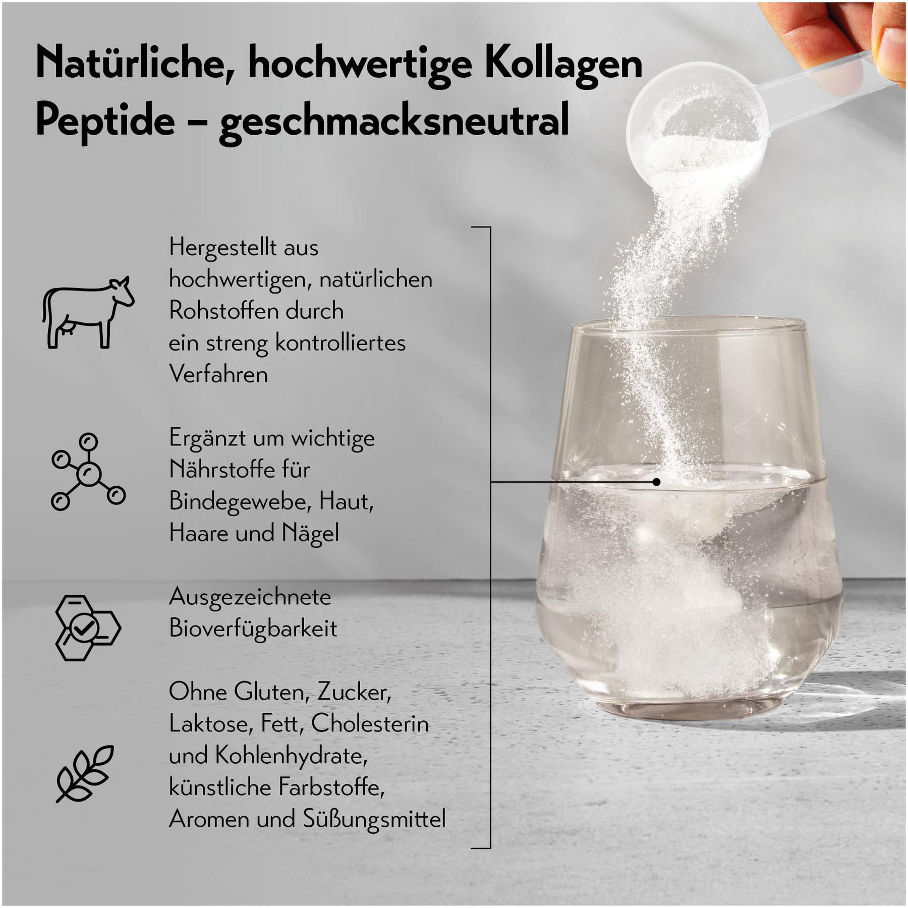 PureSGP Kollagen Peptide 900 g Pulver