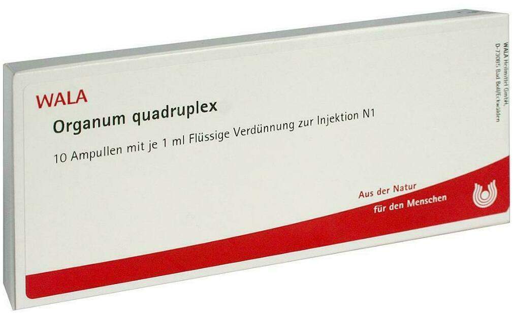 Wala Organum Quadruplex 10 X 1 ml Ampullen