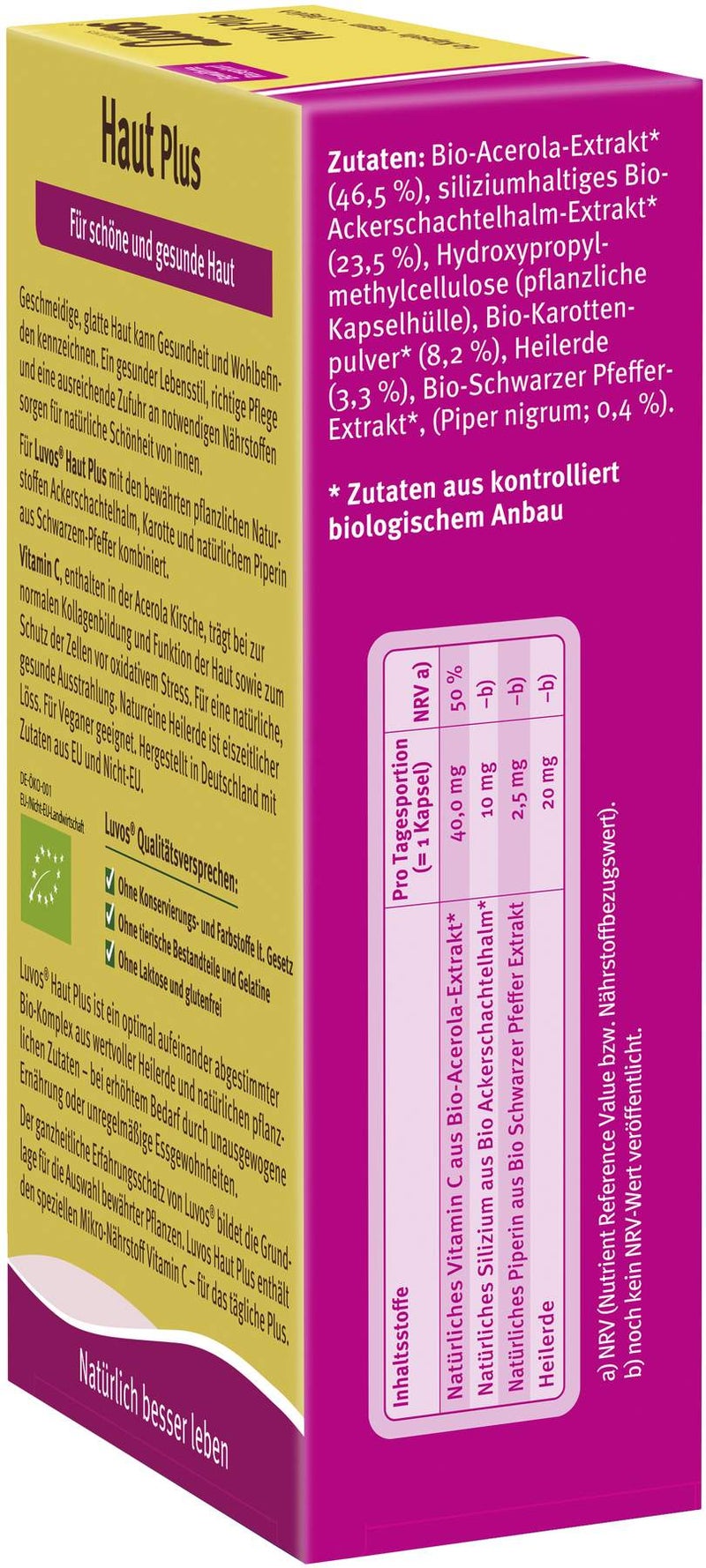 Luvos Heilerde Bio Haut Plus Kapseln