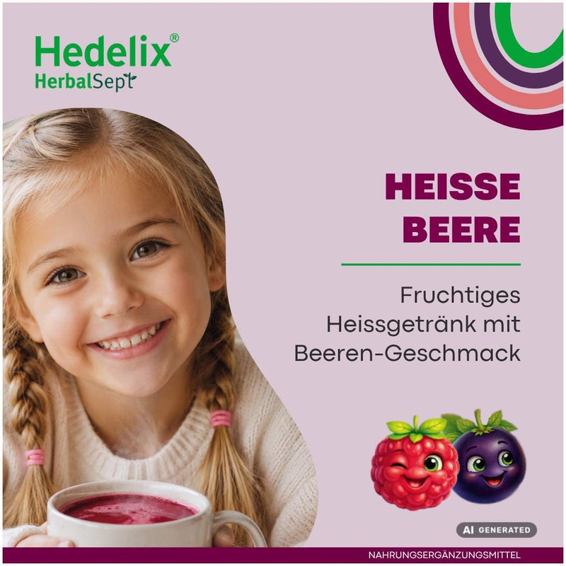 Hedelix HerbalSept Heißgetränk heiße Beere 10 Sachets