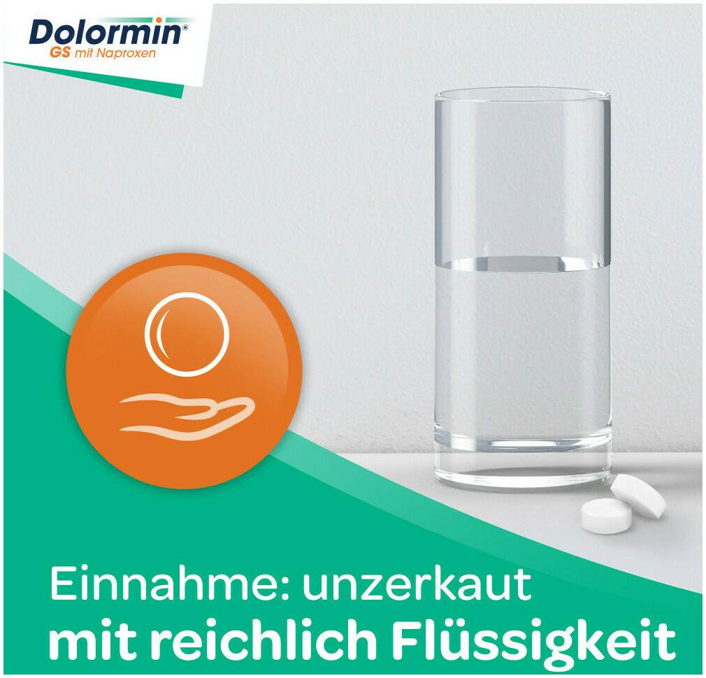Dolormin GS mit Naproxen 20 Filmtabletten