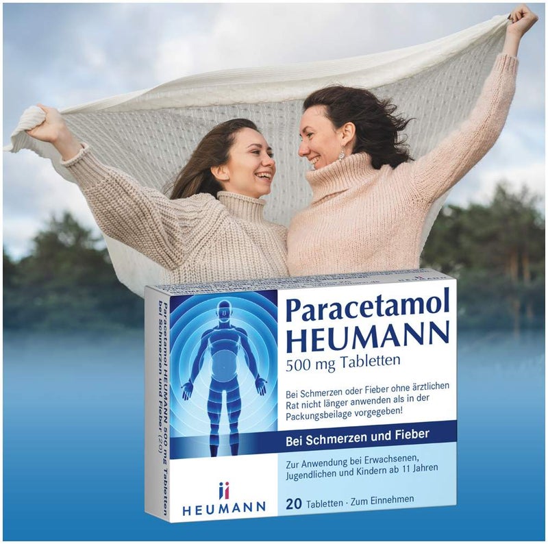 Paracetamol Heumann 500 mg 20 Tabletten