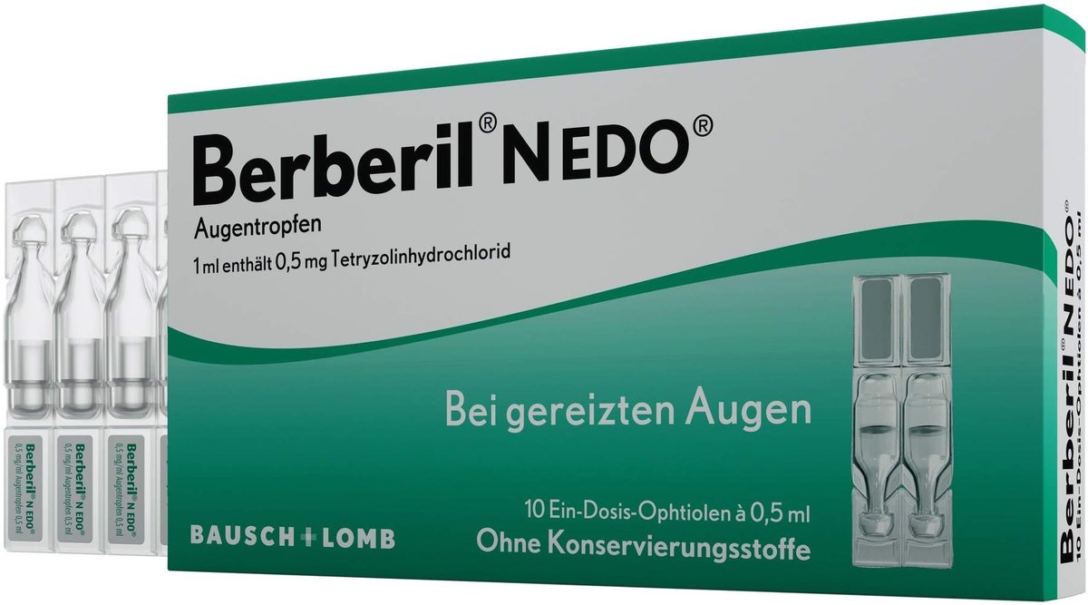 Berberil N EDO Augentropfen 10 x 0,5 ml