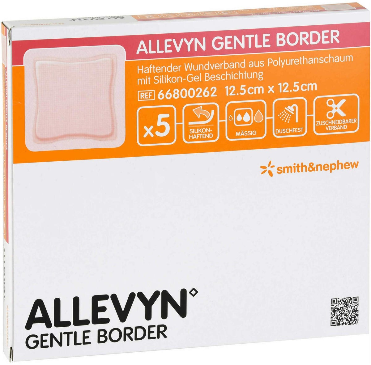 Allevyn Gentle Border 12,5x12,5 cm Schaumverb.