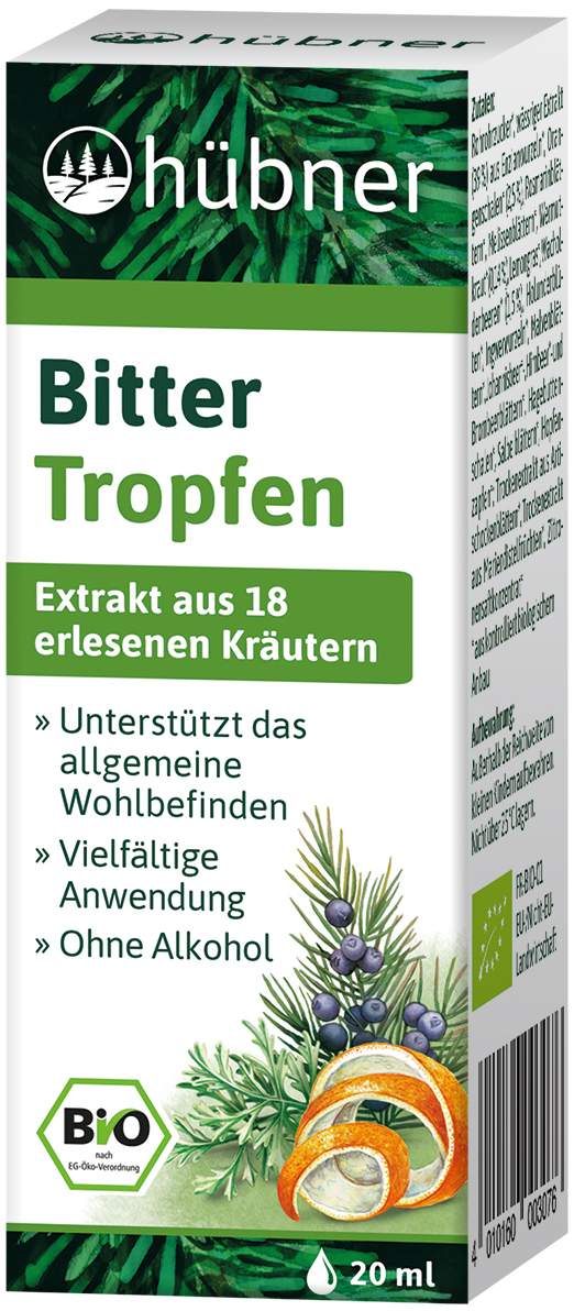 Hübner Bitter Tropfen Bio 20 ml