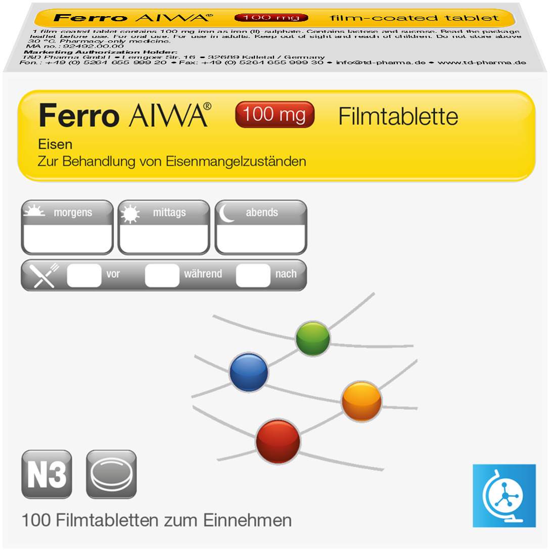 Ferro Aiwa 100 mg 100 Filmtabletten