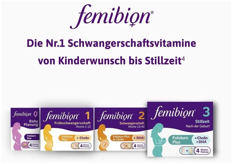 Femibion 3 Stillzeit 112 Tabletten und 112 Kapseln Kombipackung