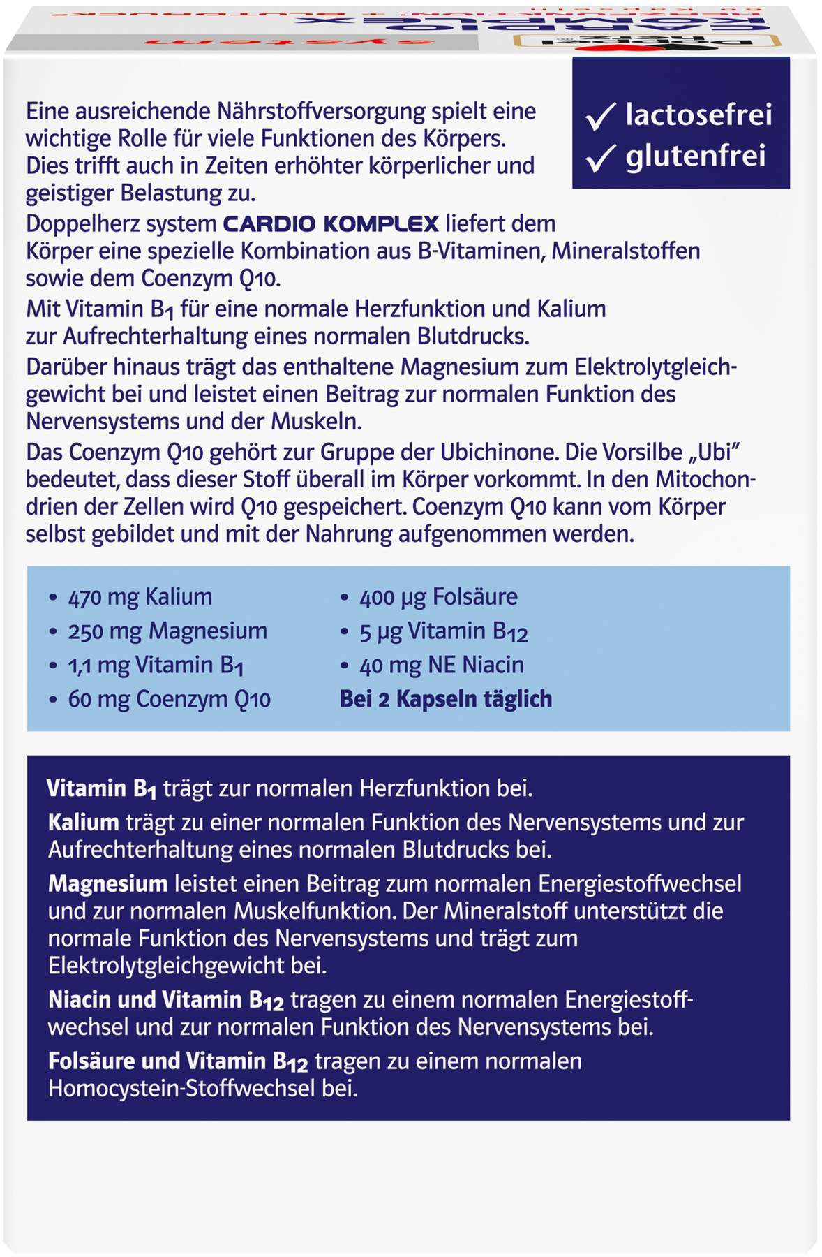 Doppelherz system Cardio Komplex 60 Kapseln