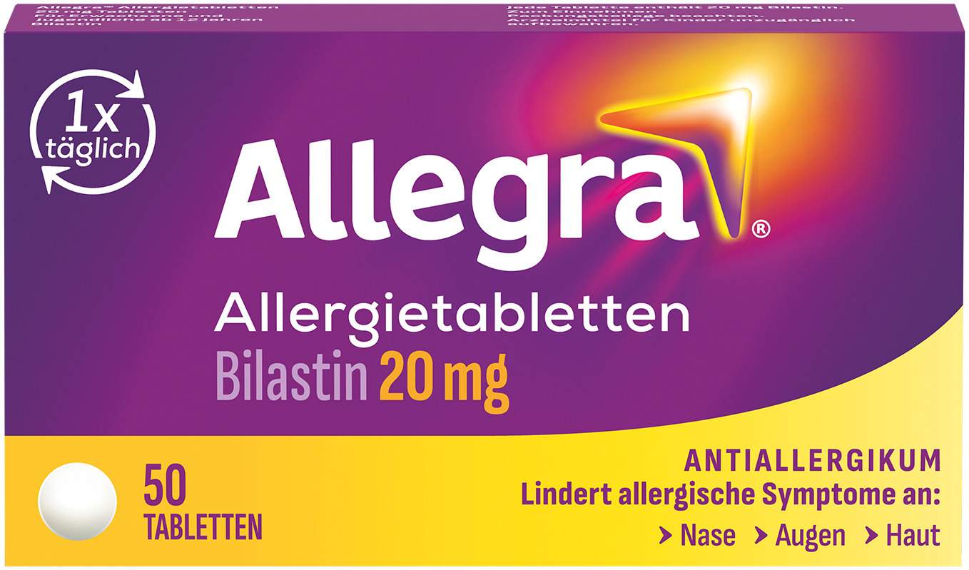 Allegra Allergietabletten 20 mg 50 Tabletten