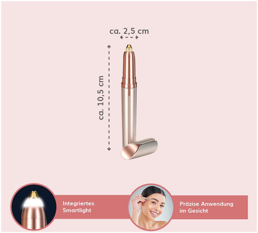 Augenbrauen Trimmer perfect mit LED Licht